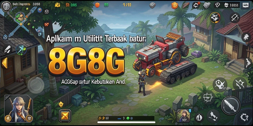Screenshot utama 8G8G yang menunjukkan tampilan antarmuka aplikasi.