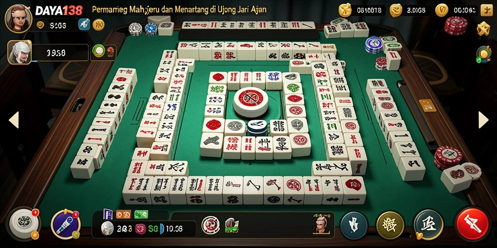 Tampilan gameplay Mahjong yang seru dan menantang di DAYA138.