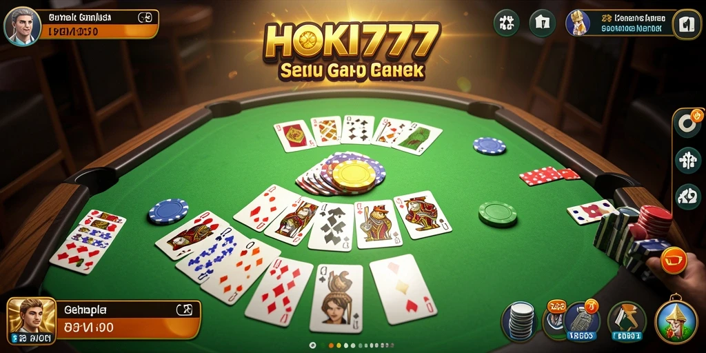 Tampilan menarik dari gameplay HOKI777 Gaple yang seru.