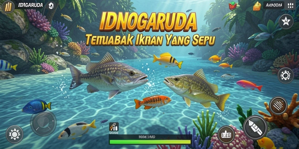 Tampilan gameplay Tembak Ikan yang memukau di IDNGARUDA.