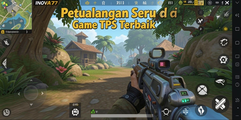 Tampilan aksi intens dari permainan TPS INOVA77.