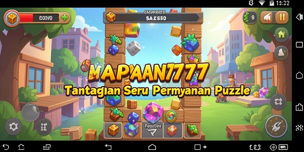 Screenshot gameplay MAPAN777 menunjukkan tantangan puzzle yang menarik.
