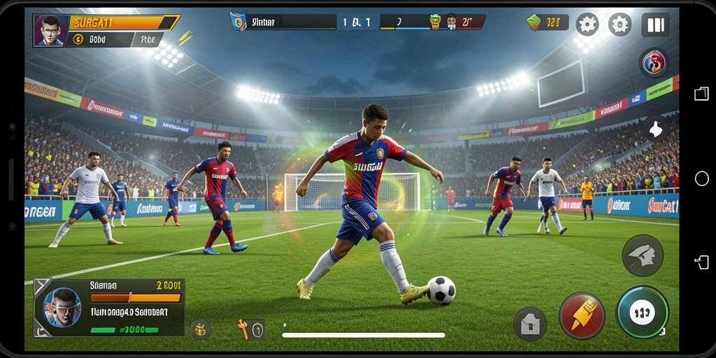 Tampilan screenshot <strong>SURGA11</strong> menampilkan keseruan aktivitas olahraga.