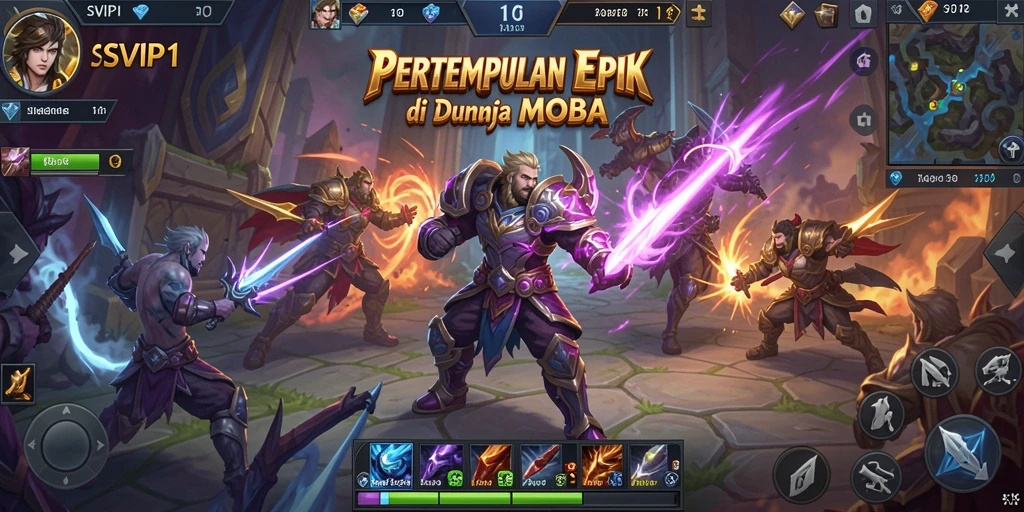 Tampilan dinamis dan seru dari gameplay SVIP1.