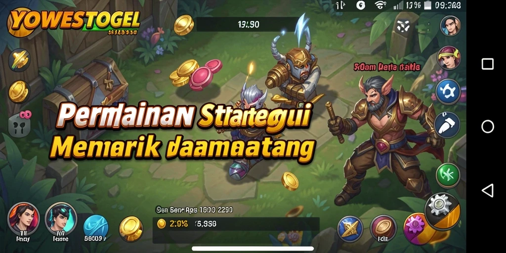 Tampilan gameplay seru dari YOWESTOGEL yang menantang strategi.